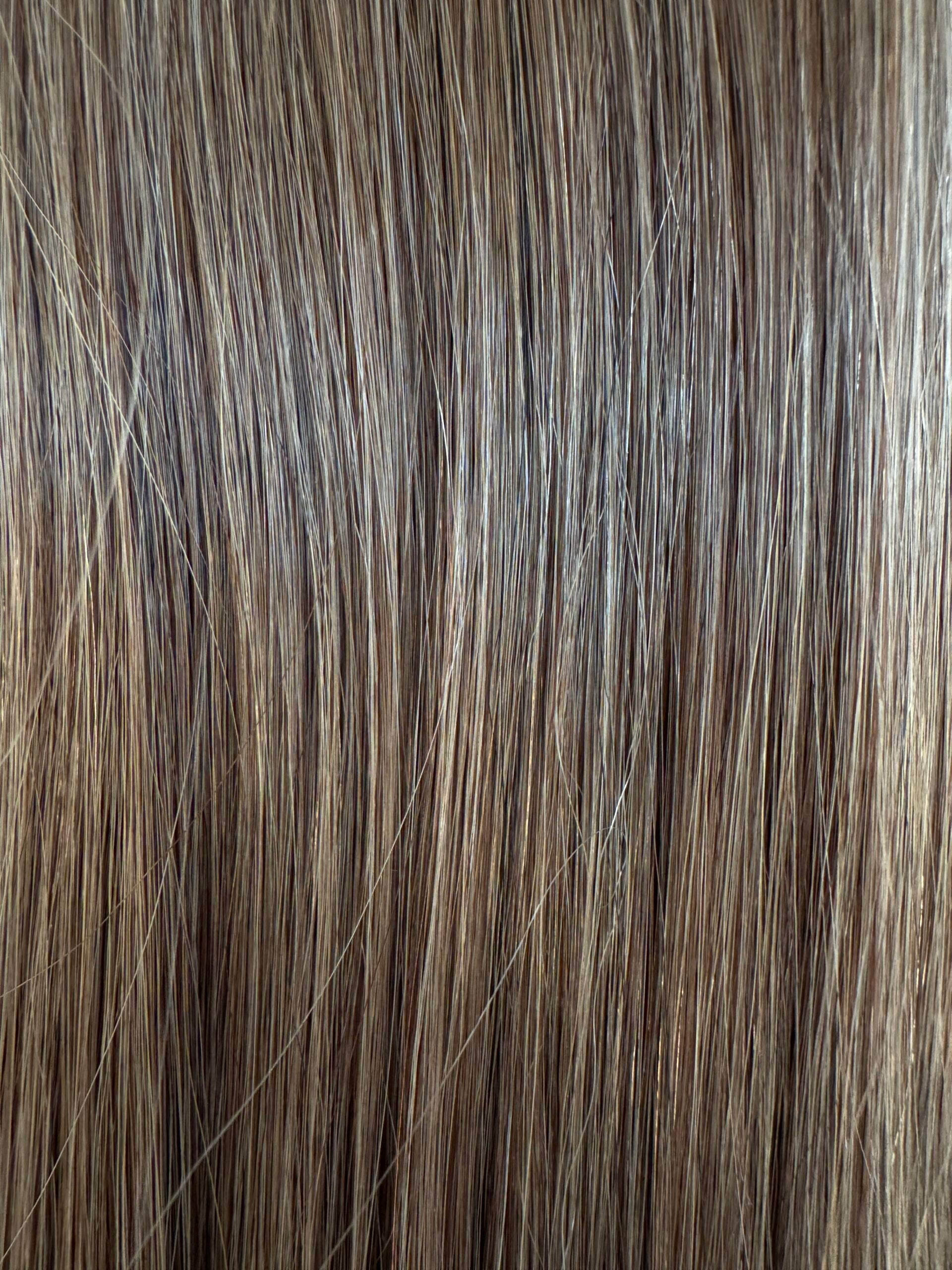 Close-up of brown hair strands