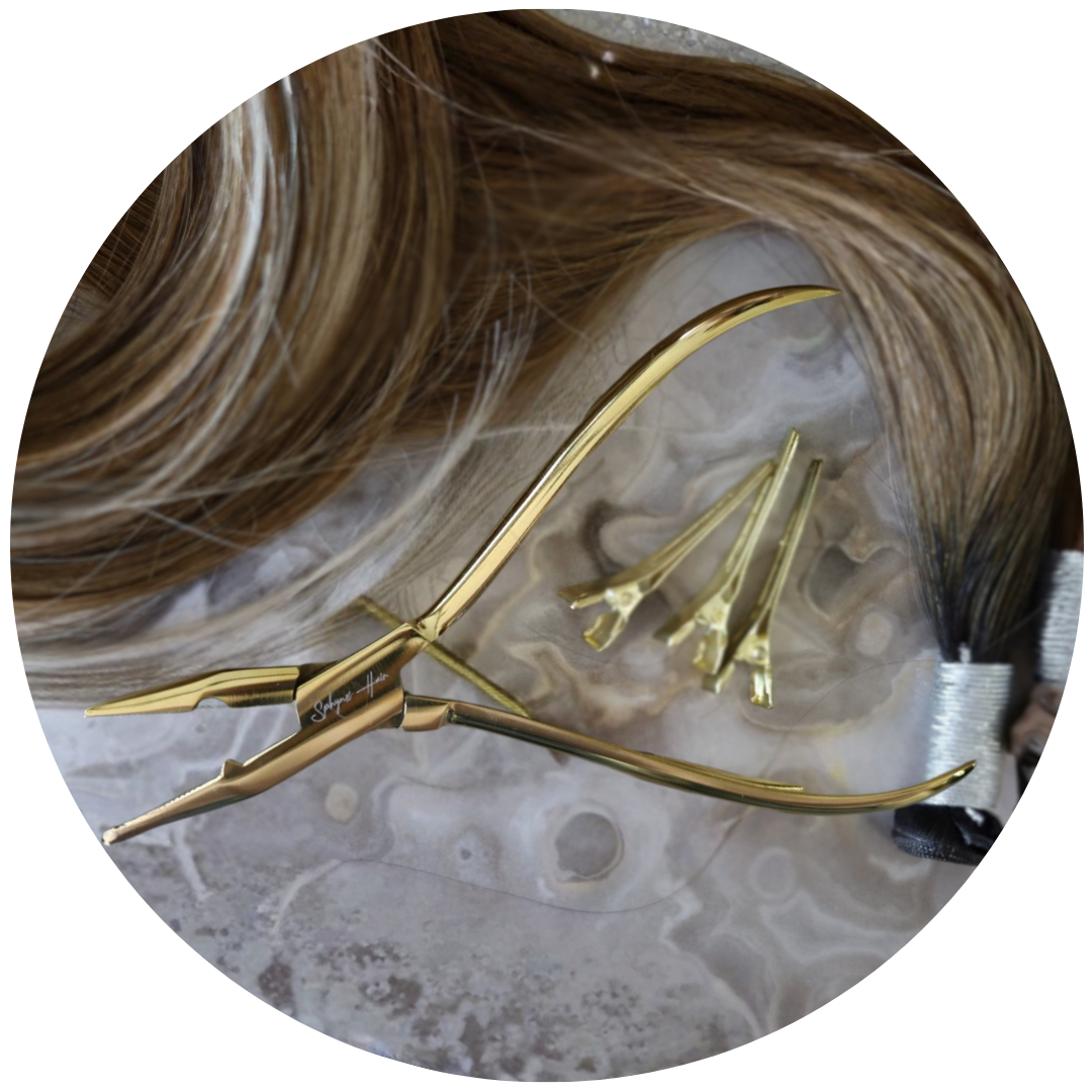 Professional Pliers for K-Tip Installation Gold